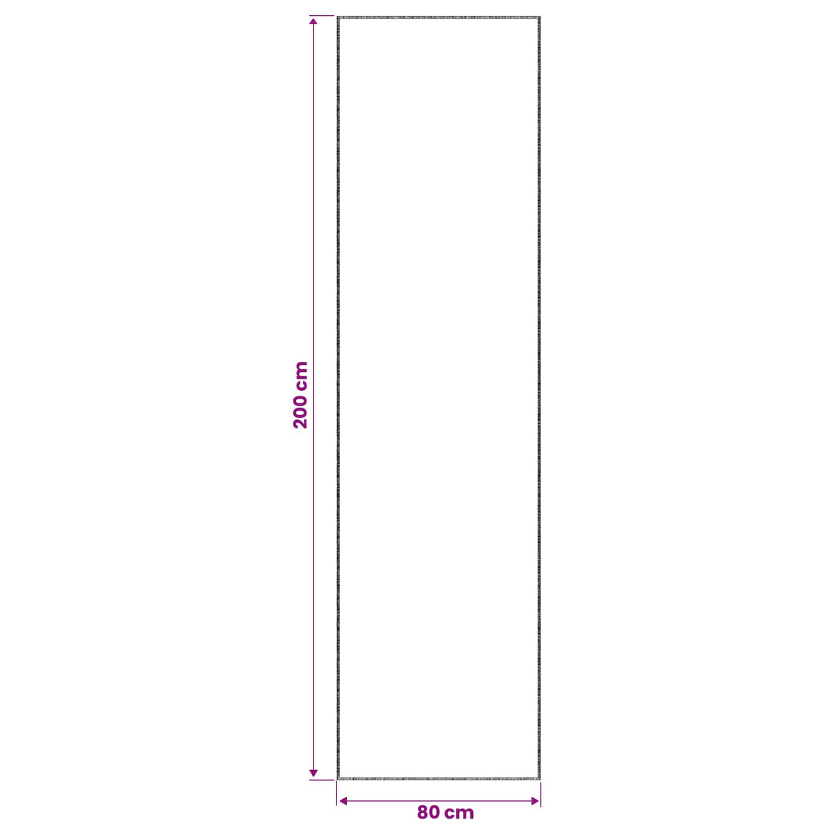 Rug 100% Polyester 3 mm Washable Cream 50 x 100 cm – 160 x 230 cm 80 x 200 cm