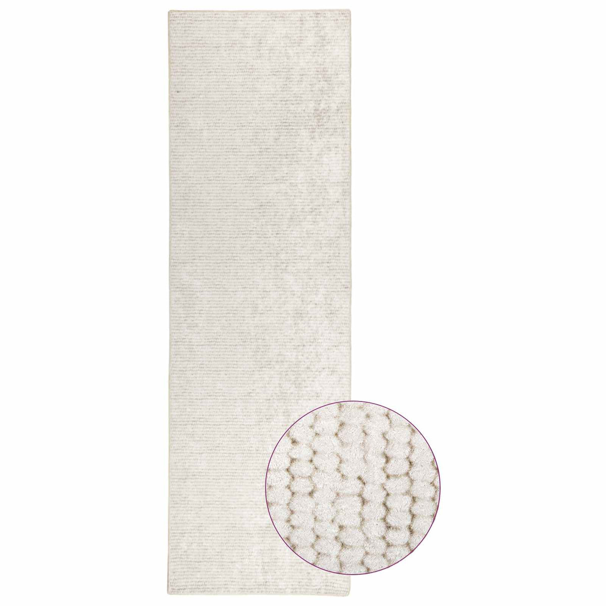 Rug 100% Polyester 3 mm Washable Cream 50 x 100 cm – 160 x 230 cm 80 x 200 cm