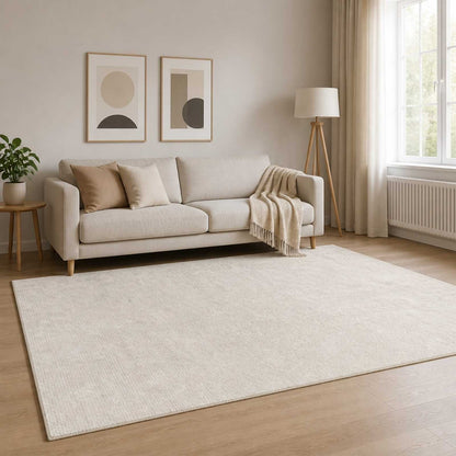 Rug 100% Polyester 3 mm Washable Cream 50 x 100 cm – 160 x 230 cm 120 x 180 cm