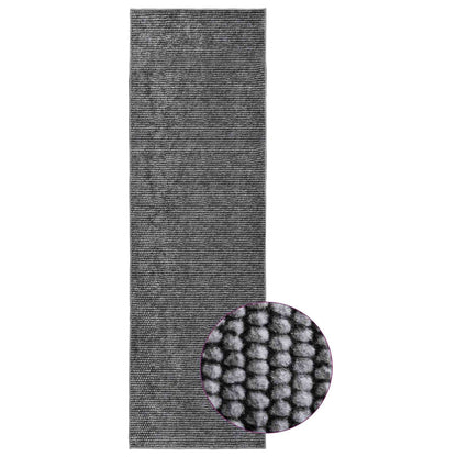 Rug 100% Polyester 3 mm Washable Anthracite 50 x 100 cm – 300 x 400 cm 80 x 200 cm