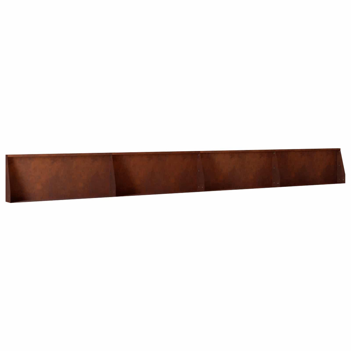 Retaining Wall 100 x 12 x 40 cm Steel 4 pcs Weathering steel