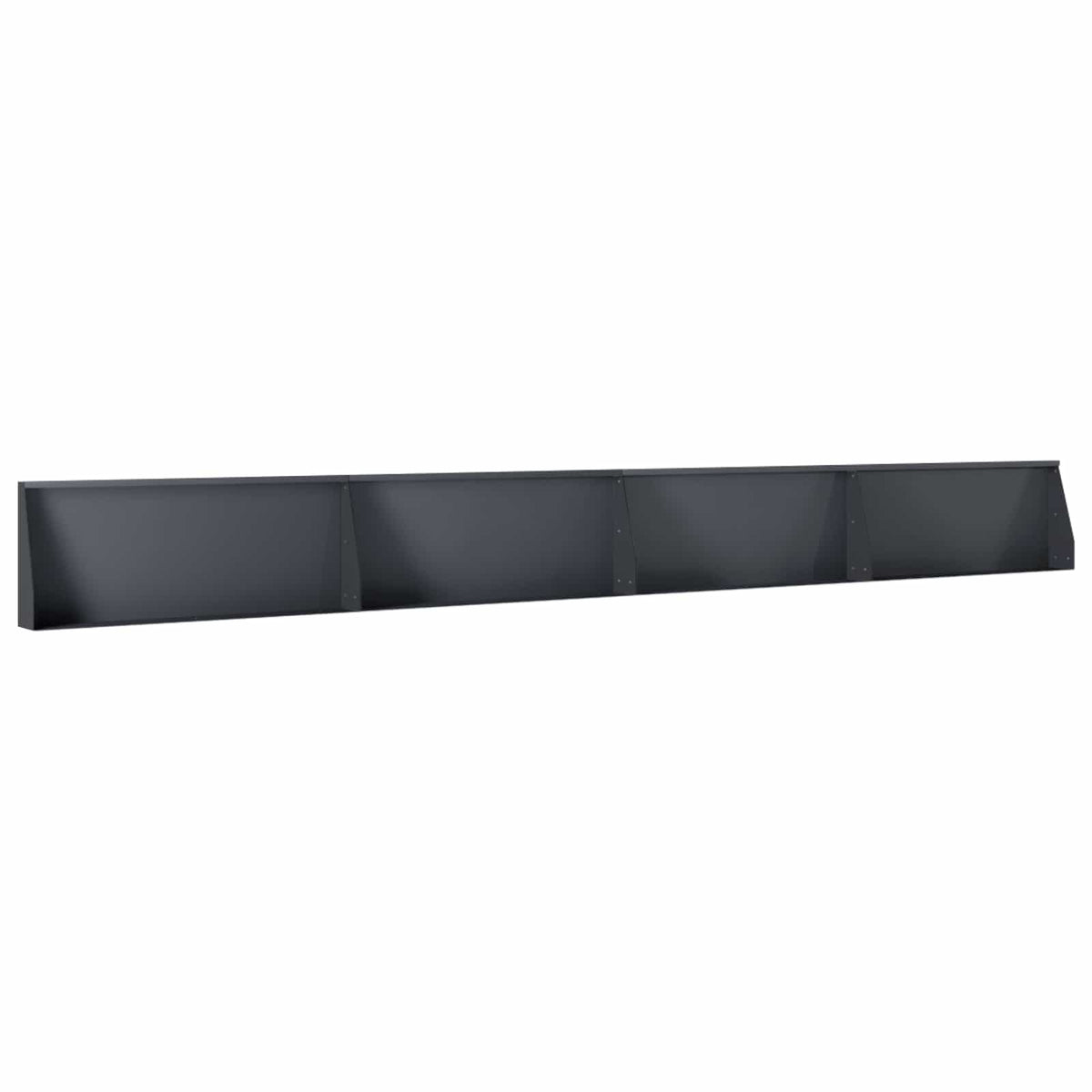 Retaining Wall 100 x 12 x 50 cm Steel Height 50 cm 4 Width 100 cm Anthracite