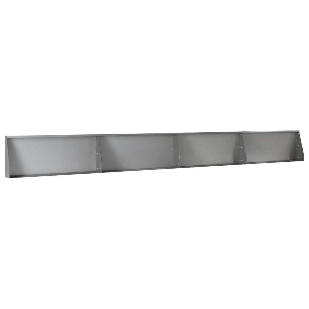 vidaXL Retaining Wall 4 pcs 100 x 12 x 50 cm Galvanised Steel Silver 3