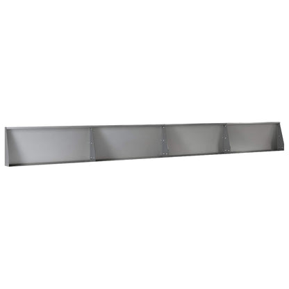 Retaining Wall 100 x 12 x 50 cm Steel Height 50 cm 4 Width 100 cm Galvanised steel