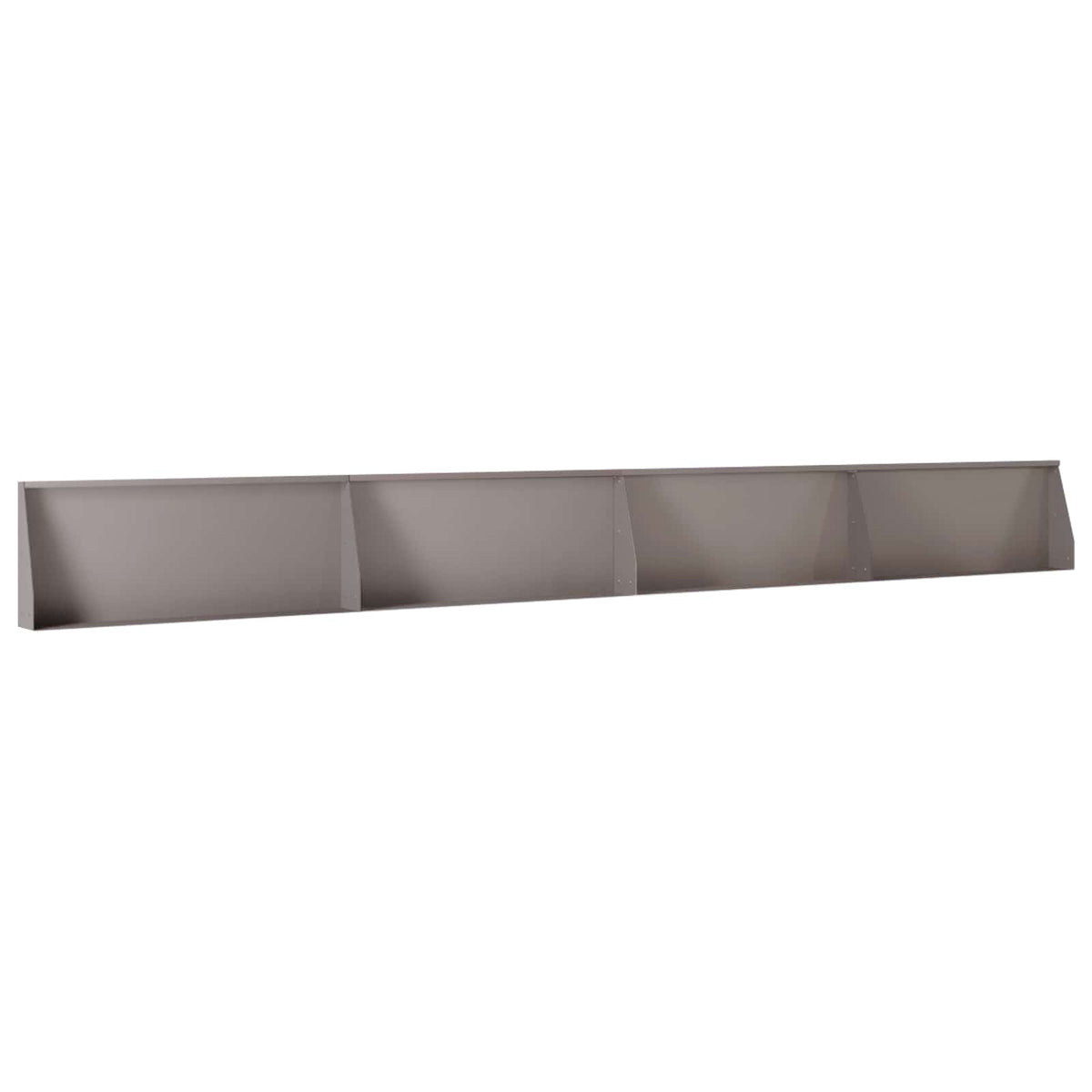 Retaining Wall 100 x 12 x 50 cm Steel Height 50 cm 4 Width 100 cm Weathering steel