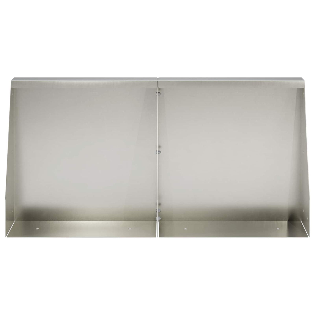vidaXL Retaining Wall 4 pcs 40 x 12 x 50 cm Stainless Steel Silver 3