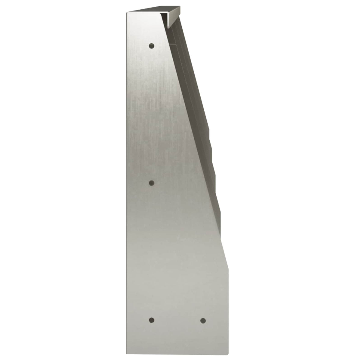 vidaXL Retaining Wall 4 pcs 40 x 12 x 50 cm Stainless Steel Silver 4