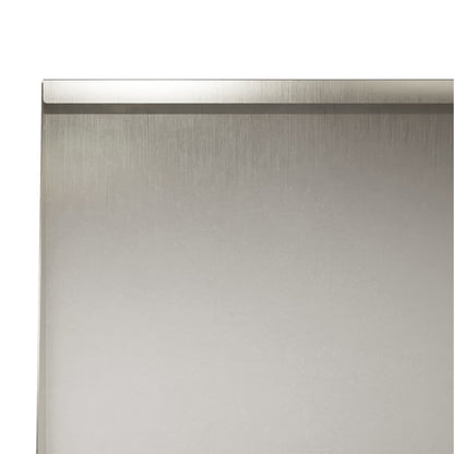 vidaXL Retaining Wall 4 pcs 60 x 12 x 40 cm Stainless Steel Silver 6