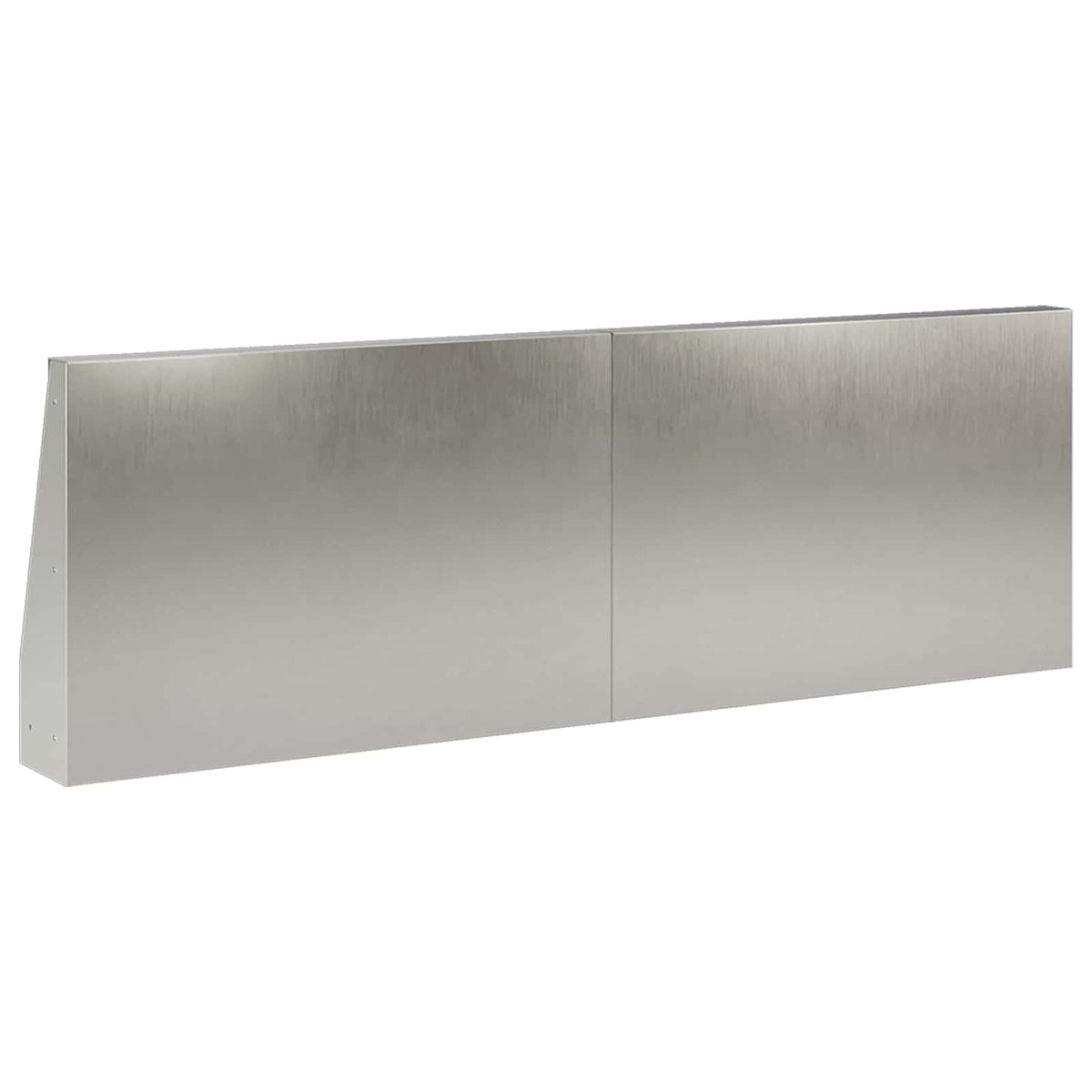 vidaXL Retaining Wall 4 pcs 60 x 12 x 40 cm Stainless Steel Silver 5