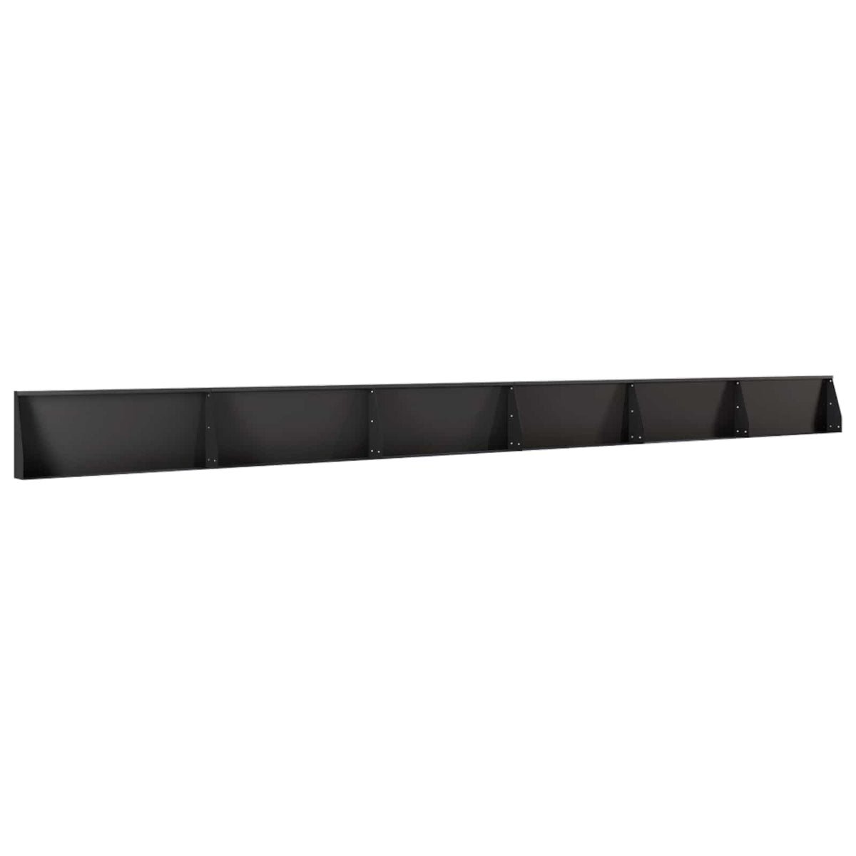 vidaXL Retaining Wall 6 pcs 100 x 12 x 40 cm Steel Black 3