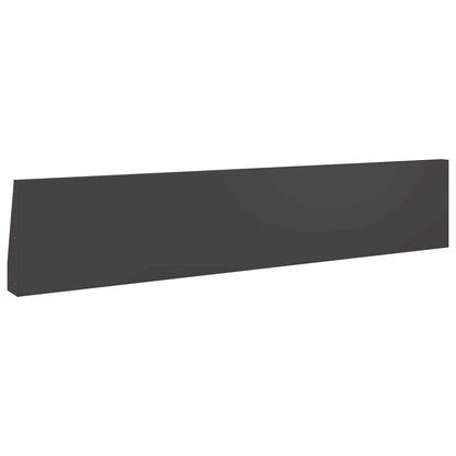 vidaXL Retaining Wall 6 pcs 100 x 12 x 40 cm Steel Black 6