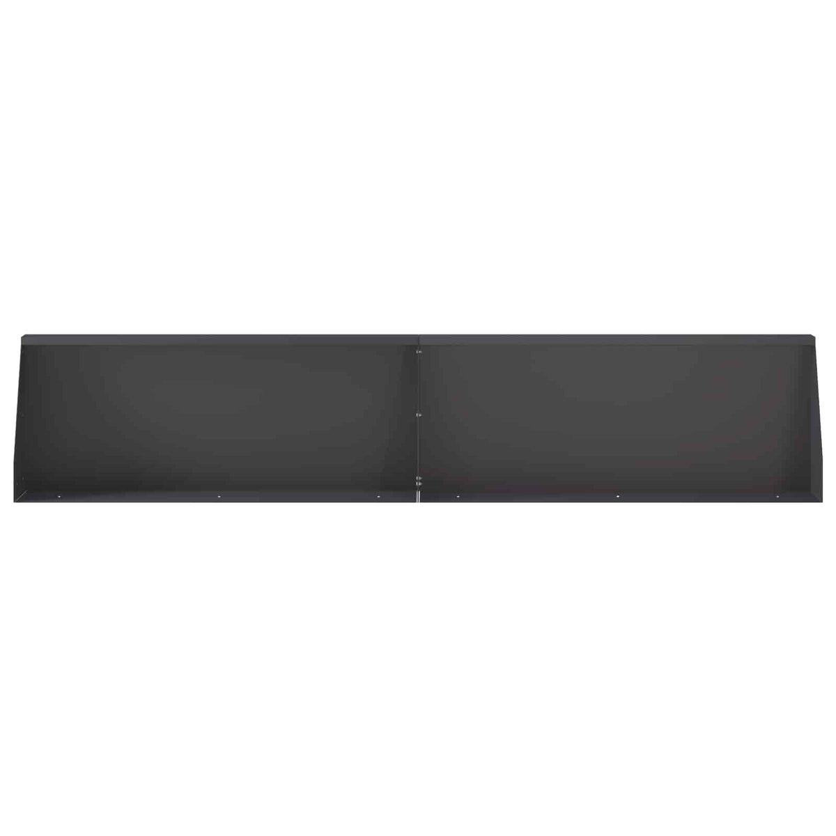 vidaXL Retaining Wall 6 pcs 100 x 12 x 40 cm Steel Black 4