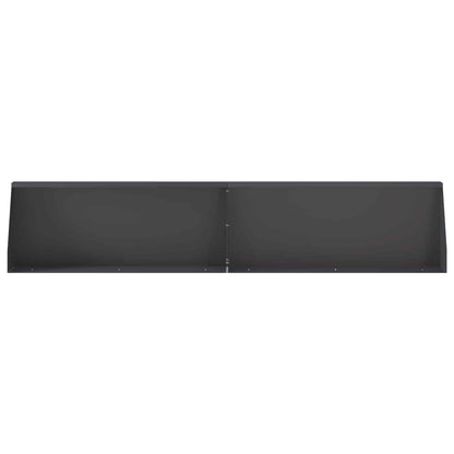 vidaXL Retaining Wall 6 pcs 100 x 12 x 40 cm Steel Black 4