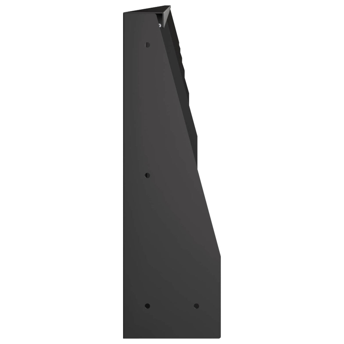 vidaXL Retaining Wall 6 pcs 100 x 12 x 40 cm Steel Black 5