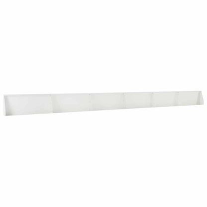 vidaXL Retaining Wall 6 pcs 100 x 12 x 40 cm Steel White 3
