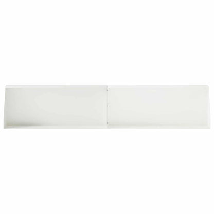 vidaXL Retaining Wall 6 pcs 100 x 12 x 40 cm Steel White 4