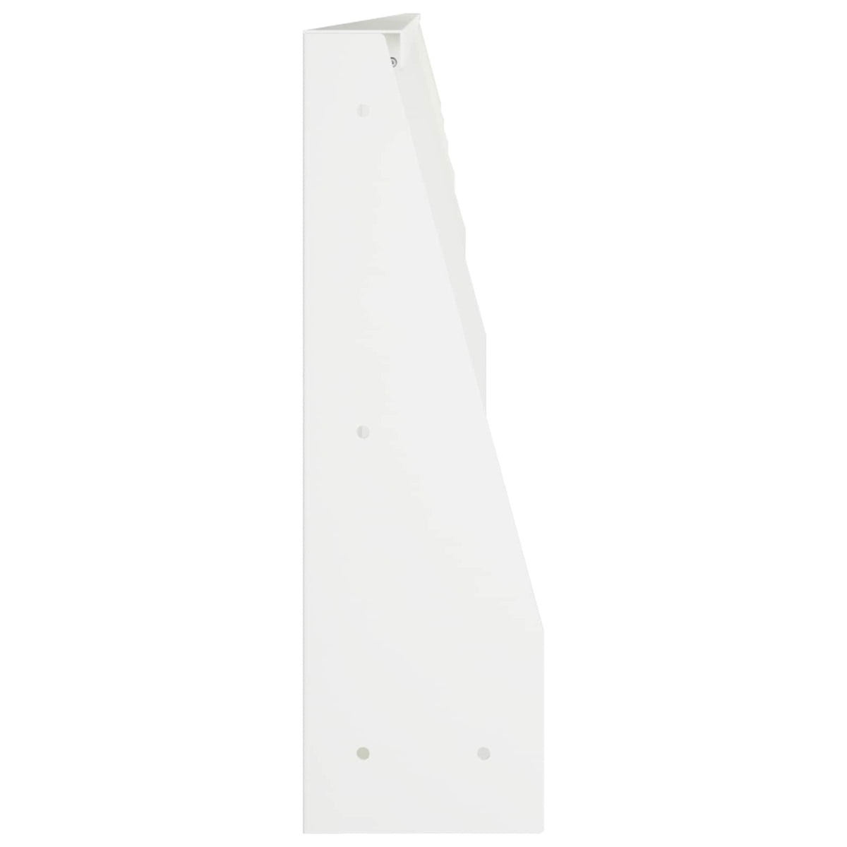 vidaXL Retaining Wall 6 pcs 100 x 12 x 40 cm Steel White 5