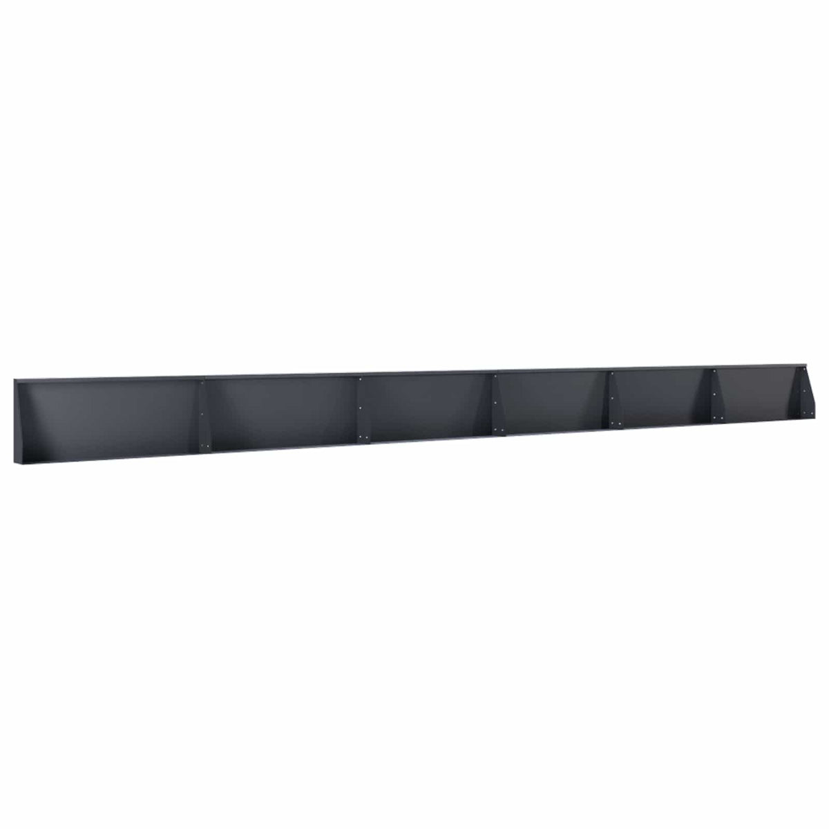 vidaXL Retaining Wall 6 pcs 100 x 12 x 40 cm Steel Anthracite 3