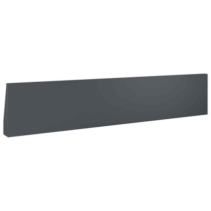 vidaXL Retaining Wall 6 pcs 100 x 12 x 40 cm Steel Anthracite 6