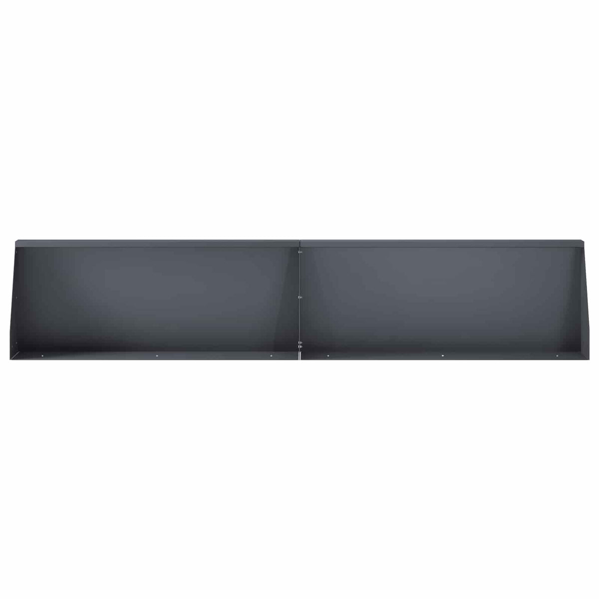 vidaXL Retaining Wall 6 pcs 100 x 12 x 40 cm Steel Anthracite 4