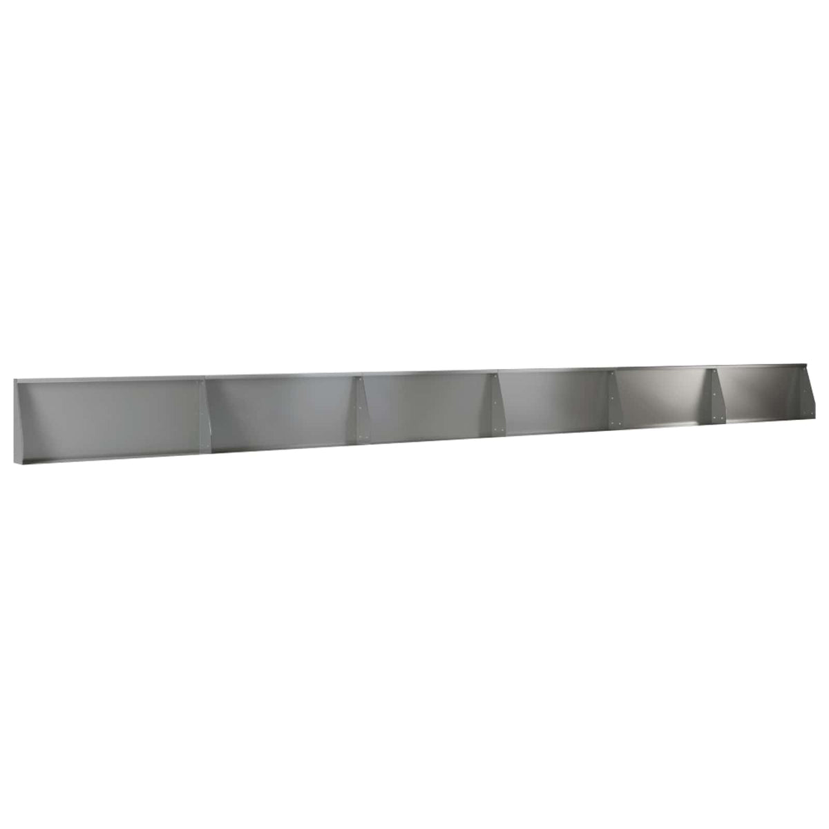 vidaXL Retaining Wall 6 pcs 100 x 12 x 40 cm Galvanised Steel Silver 3