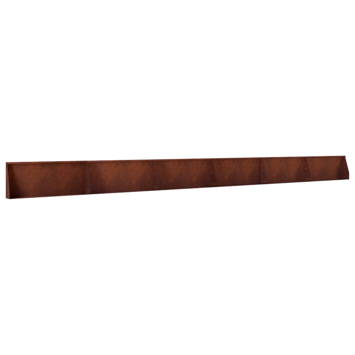 vidaXL Retaining Wall 6 pcs 100 x 12 x 40 cm Weathering Steel Rusty 4
