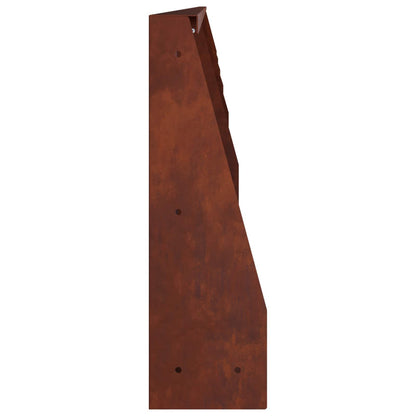 vidaXL Retaining Wall 6 pcs 100 x 12 x 40 cm Weathering Steel Rusty 6