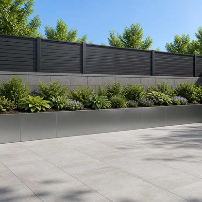 Retaining Wall 60 x 12 x 40 cm Steel 6 pcs Galvanised steel