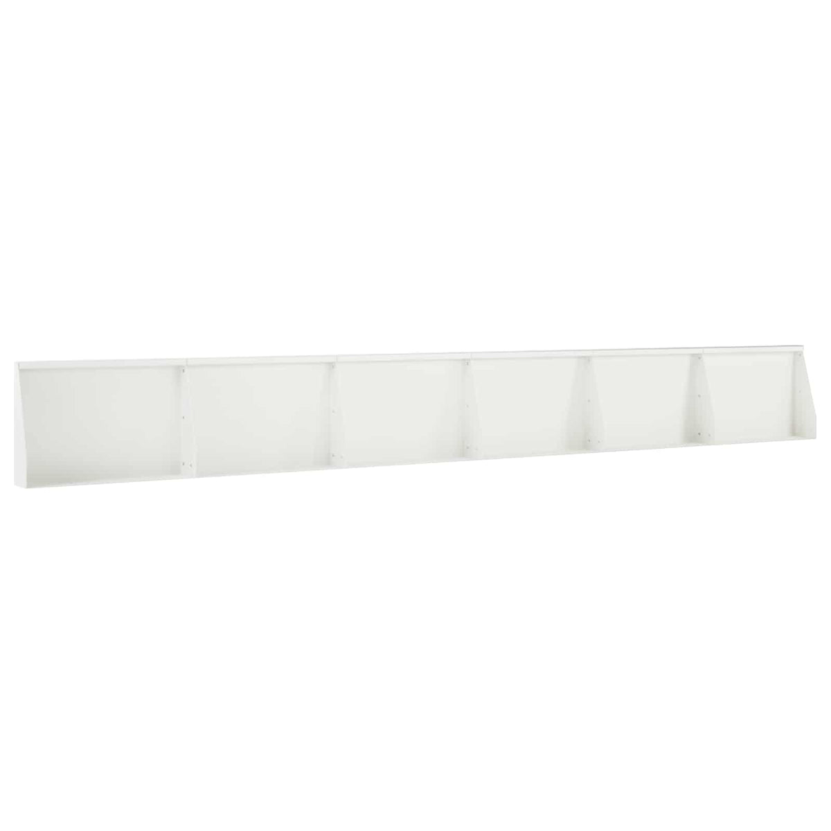 Retaining Wall 60 x 12 x 50 cm Steel Height 50 cm 6 Width 60 cm White