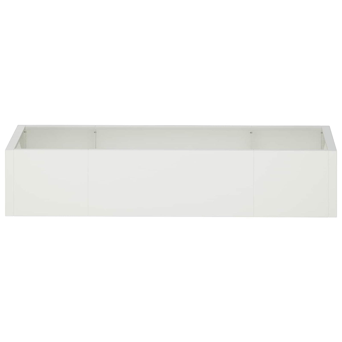 vidaXL Retaining Wall 6 pcs 200 x 100 x 30 cm Steel White 4