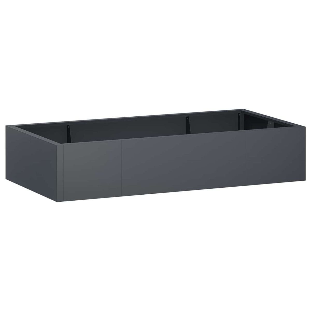vidaXL Retaining Wall 6 pcs 200 x 100 x 30 cm Steel Anthracite 1