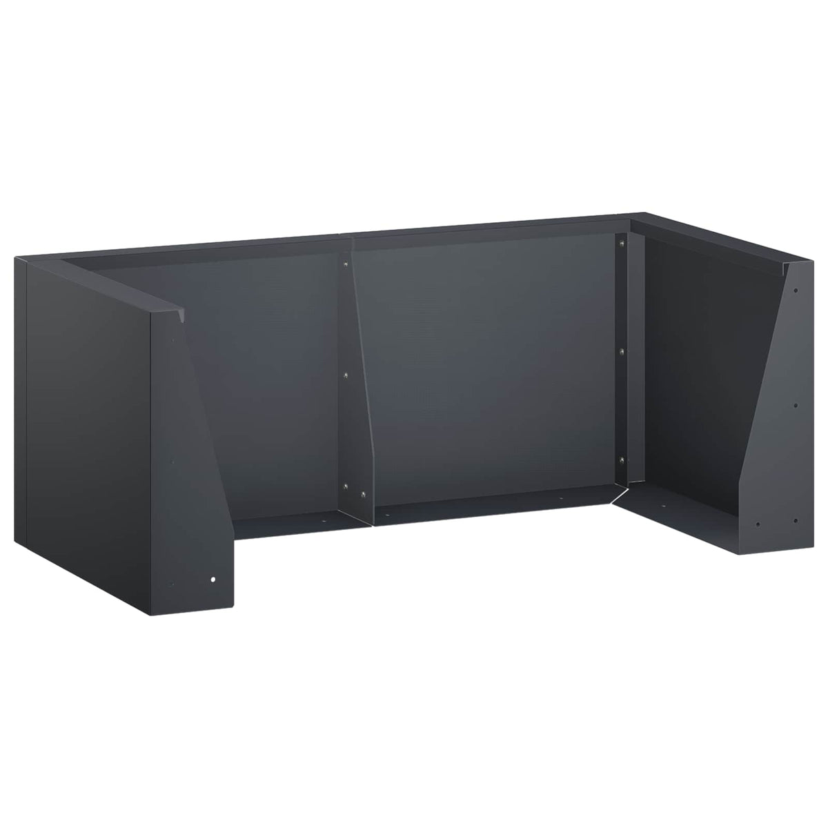 vidaXL Retaining Wall 6 pcs 200 x 100 x 30 cm Steel Anthracite 2