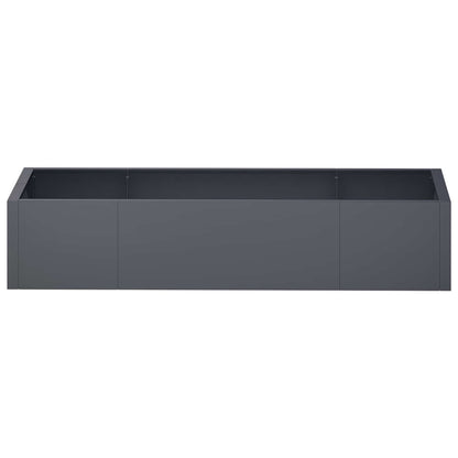 vidaXL Retaining Wall 6 pcs 200 x 100 x 30 cm Steel Anthracite 4