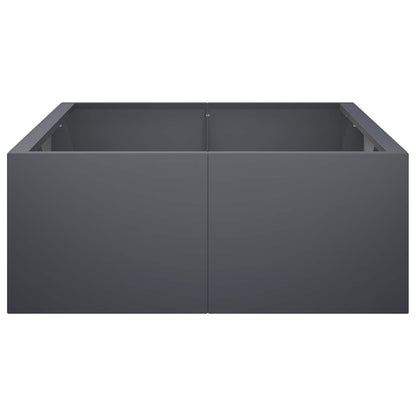 vidaXL Retaining Wall 6 pcs 200 x 100 x 30 cm Steel Anthracite 5