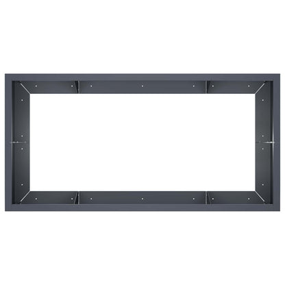 vidaXL Retaining Wall 6 pcs 200 x 100 x 30 cm Steel Anthracite 6