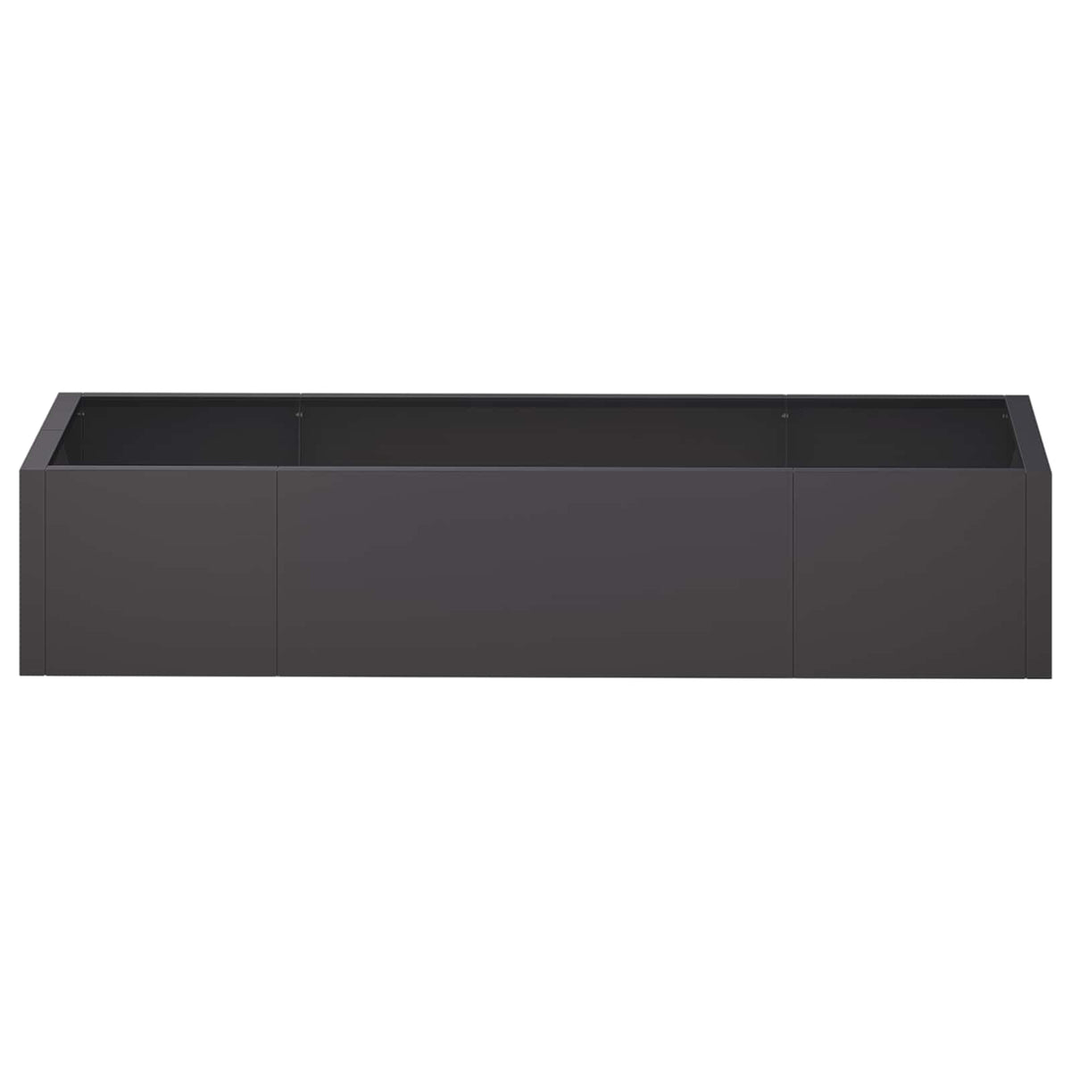 vidaXL Retaining Wall 6 pcs 200 x 100 x 40 cm Steel Black 6