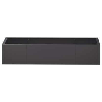 vidaXL Retaining Wall 6 pcs 200 x 100 x 40 cm Steel Black 6
