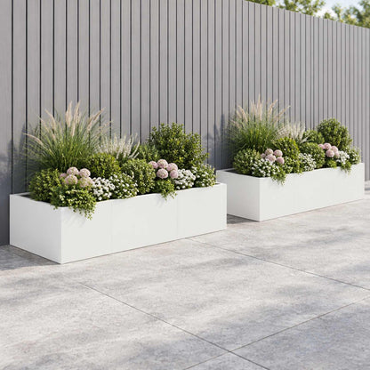 vidaXL Retaining Wall 6 pcs 200 x 100 x 50 cm Steel