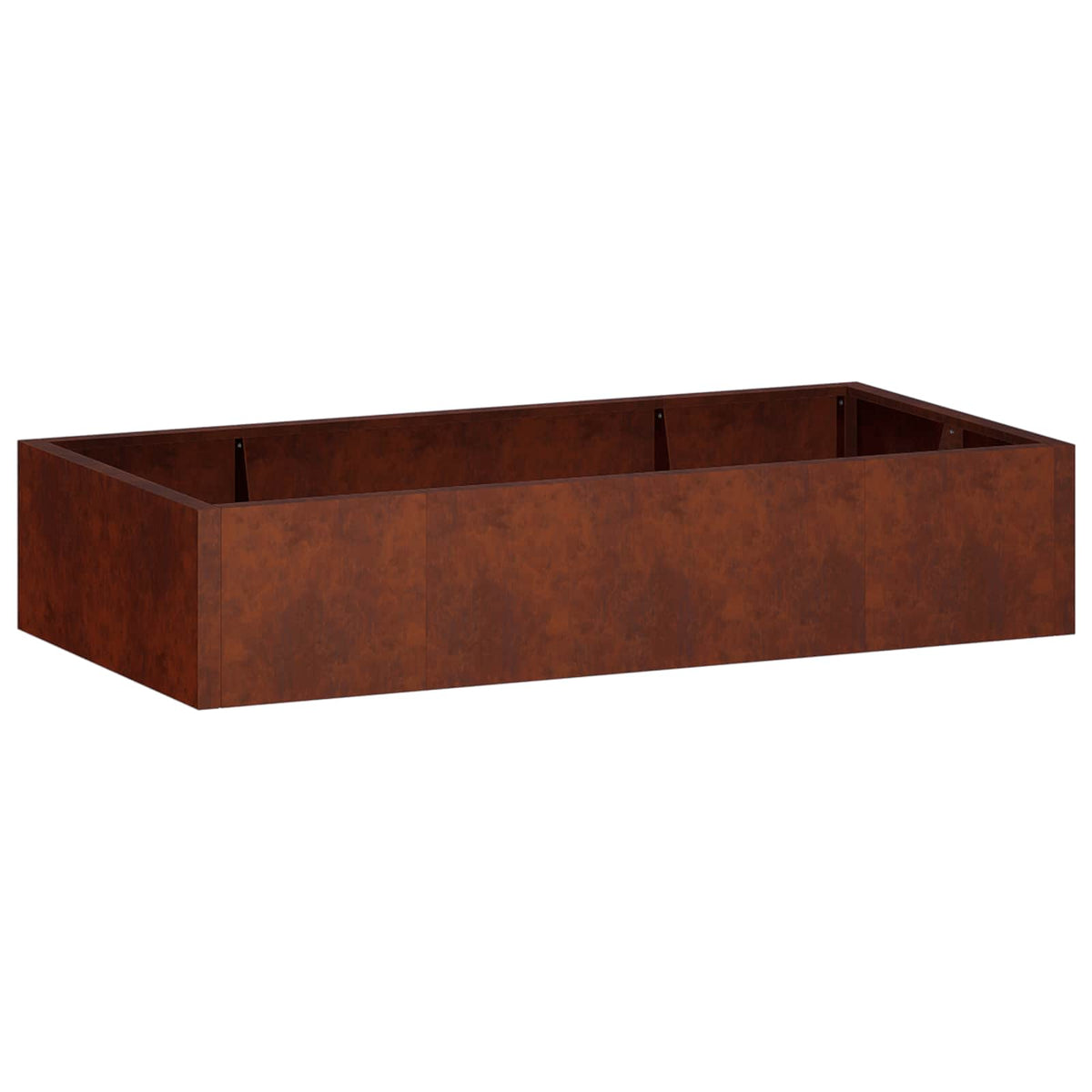 vidaXL Retaining Wall 6 pcs 200 x 100 x 40 cm Weathering Steel Rusty 2
