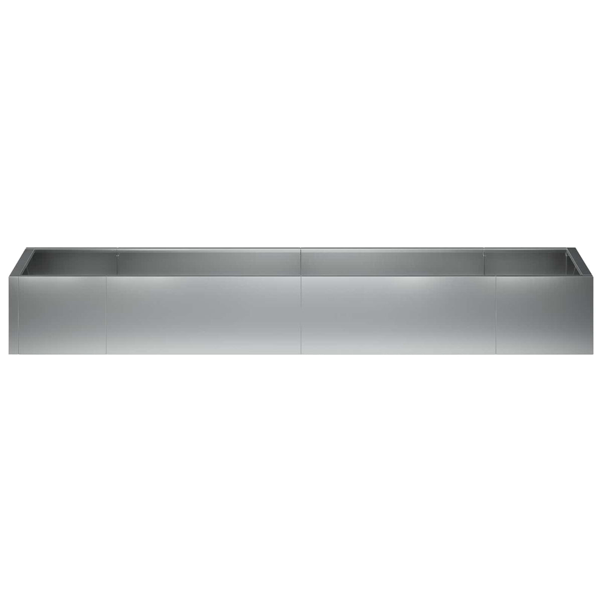 vidaXL Retaining Wall 8 pcs 300 x 100 x 30 cm Galvanised Steel Silver 6