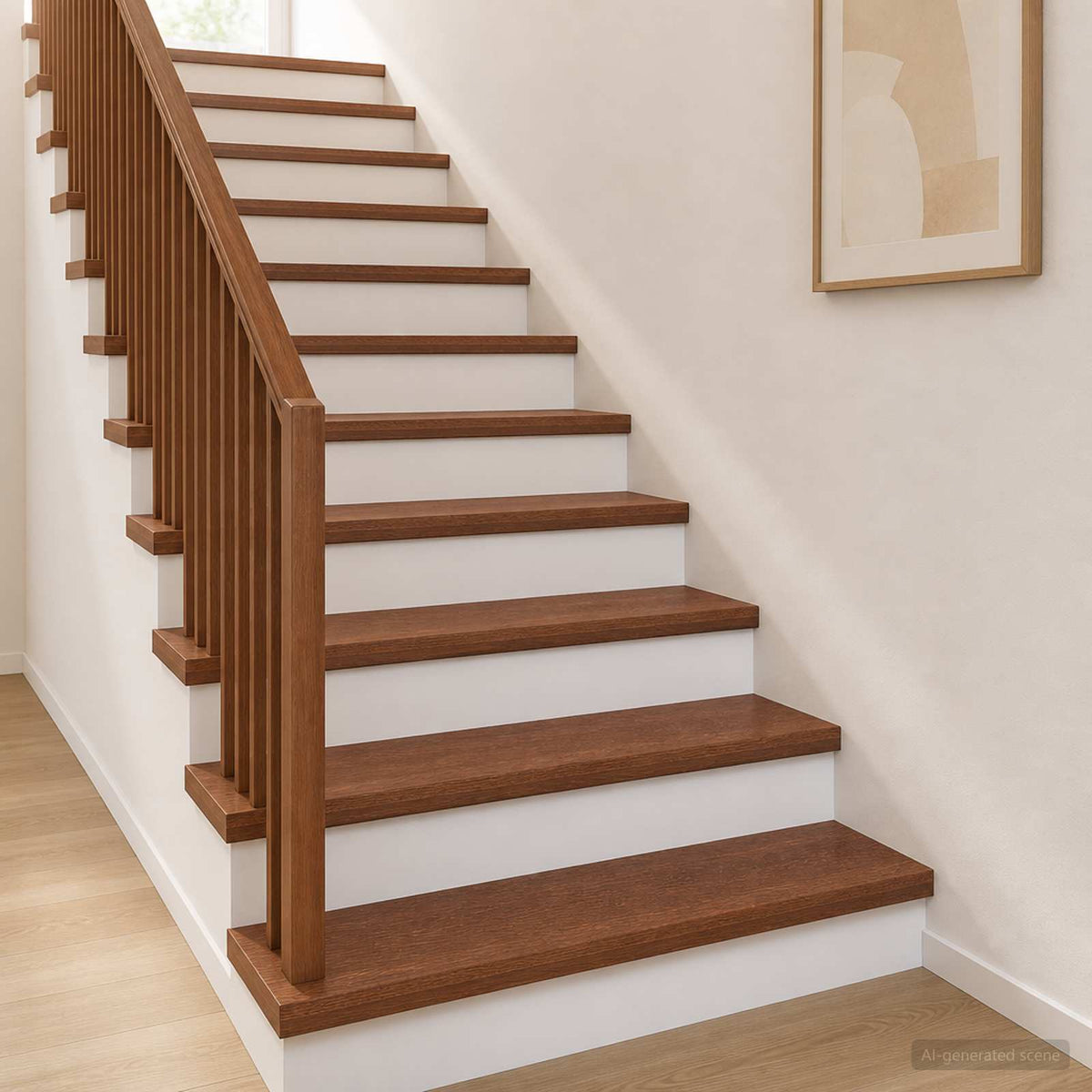 Stair Tread Solid Oak Wood Depth 30 cm 2 pcs Dark Brown 70 cm
