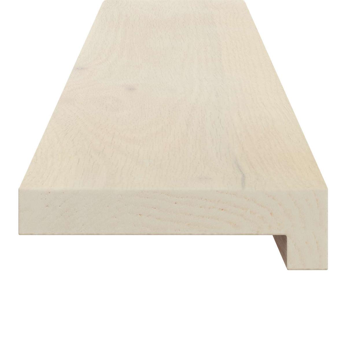 vidaXL Stair Tread 8 pcs 80 x 30 x 2 cm White Solid Oak Wood 4