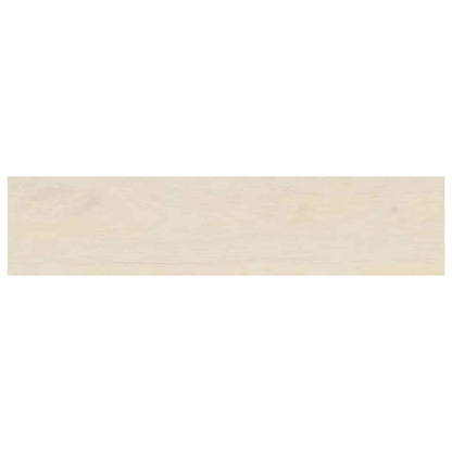 vidaXL Stair Tread 8 pcs 110 x 30 x 2 cm White Solid Oak Wood 5