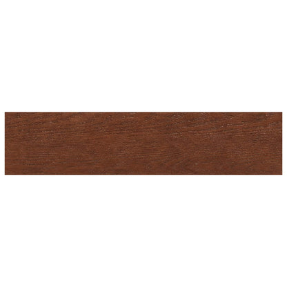 vidaXL Stair Tread 8 pcs 110 x 30 x 2 cm Dark Brown Solid Oak Wood 5