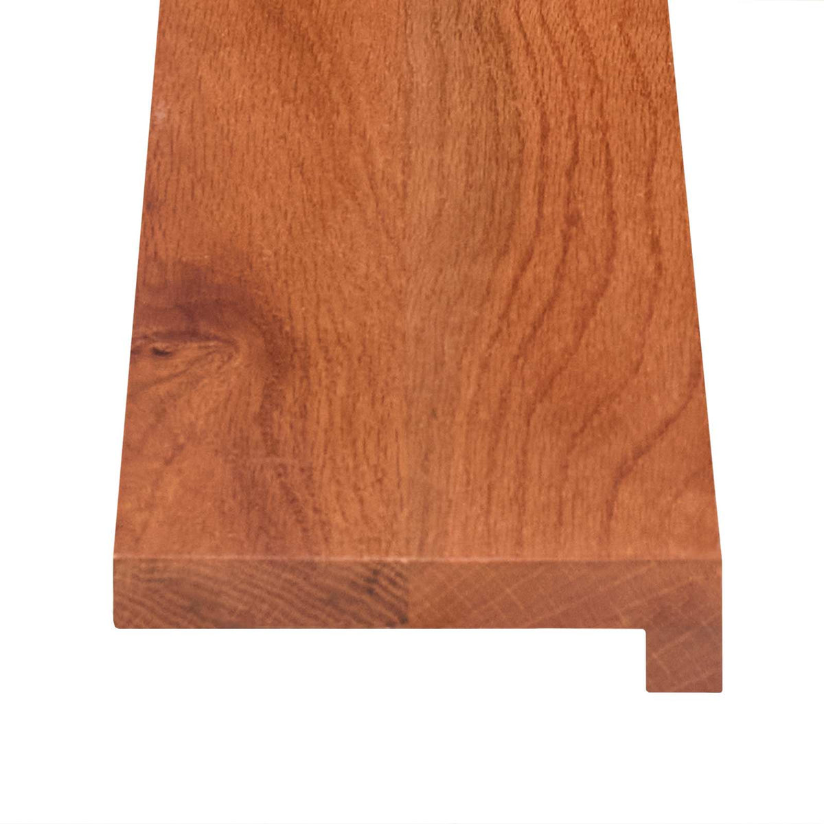 vidaXL Stair Tread 12 pcs 80 x 25 x 2 cm Brown Solid Oak Wood 4