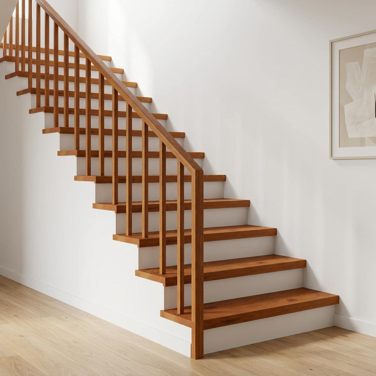 Stair Tread Solid Oak Wood Depth 25 cm 16 pcs Brown 70 cm