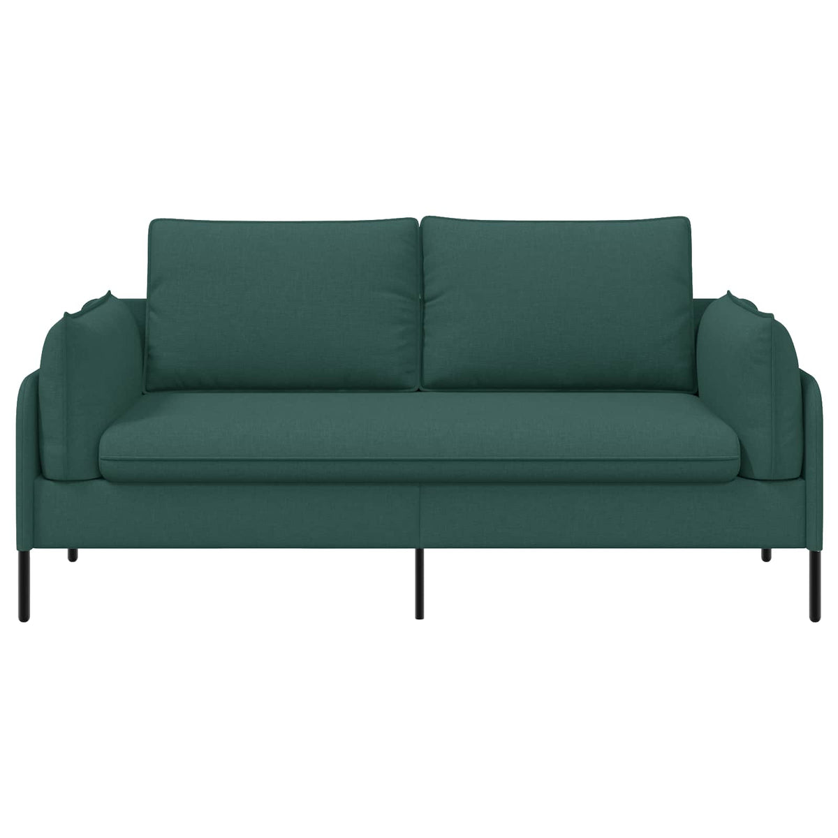 vidaXL 2-Seater Sofa Dark Green 188 x 81 x 89 cm Fabric 3