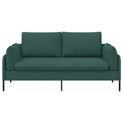 vidaXL 2-Seater Sofa Dark Green 188 x 81 x 89 cm Fabric 3