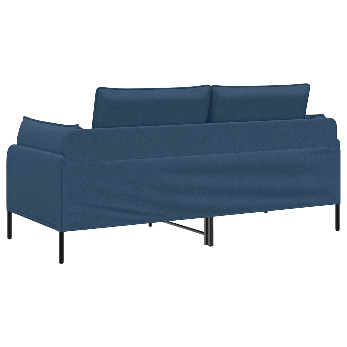 vidaXL 2-Seater Sofa Blue 188 x 81 x 89 cm Fabric 5