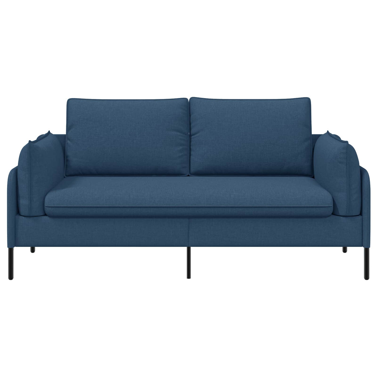 vidaXL 2-Seater Sofa Blue 188 x 81 x 89 cm Fabric 3